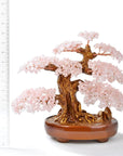 Rose Quartz Bonsai Tree of Life with 1,251 Natural Gemstones - Xformerz