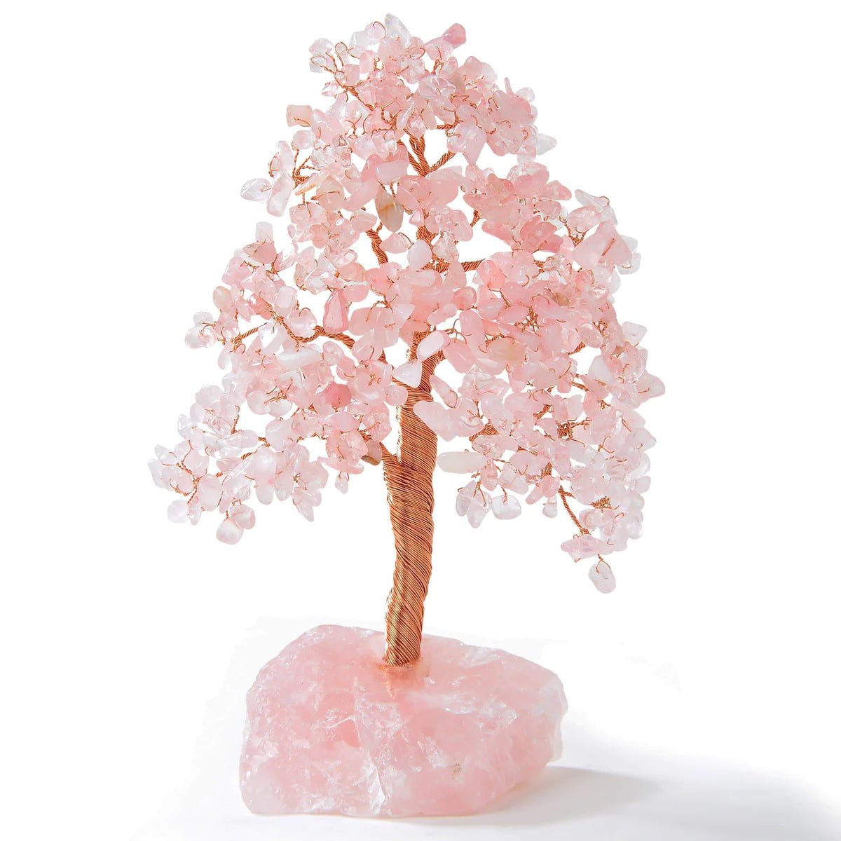 Rose Quartz Bonsai Tree of Life with 414 Crystals - Xformerz