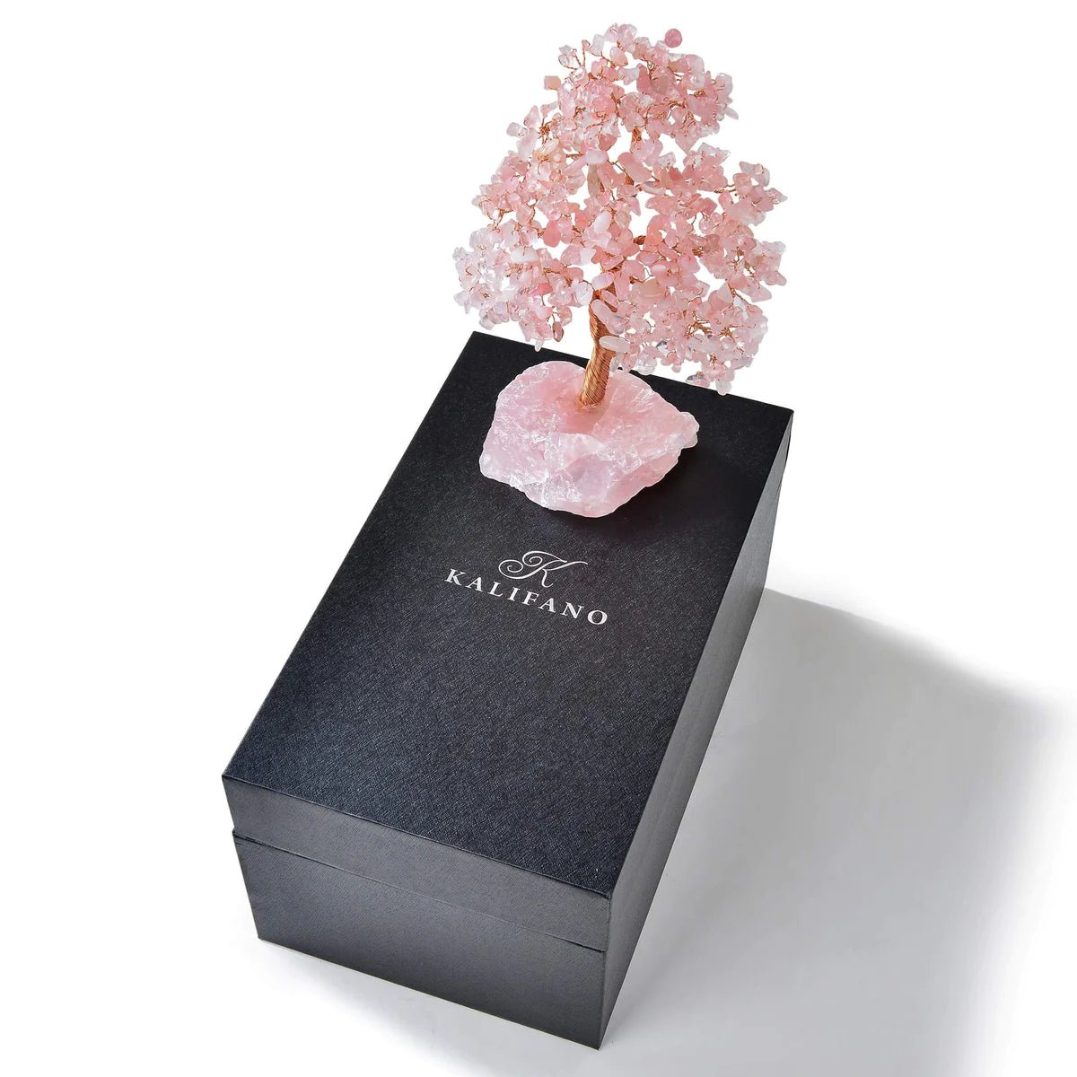 Rose Quartz Bonsai Tree of Life with 414 Crystals - Xformerz