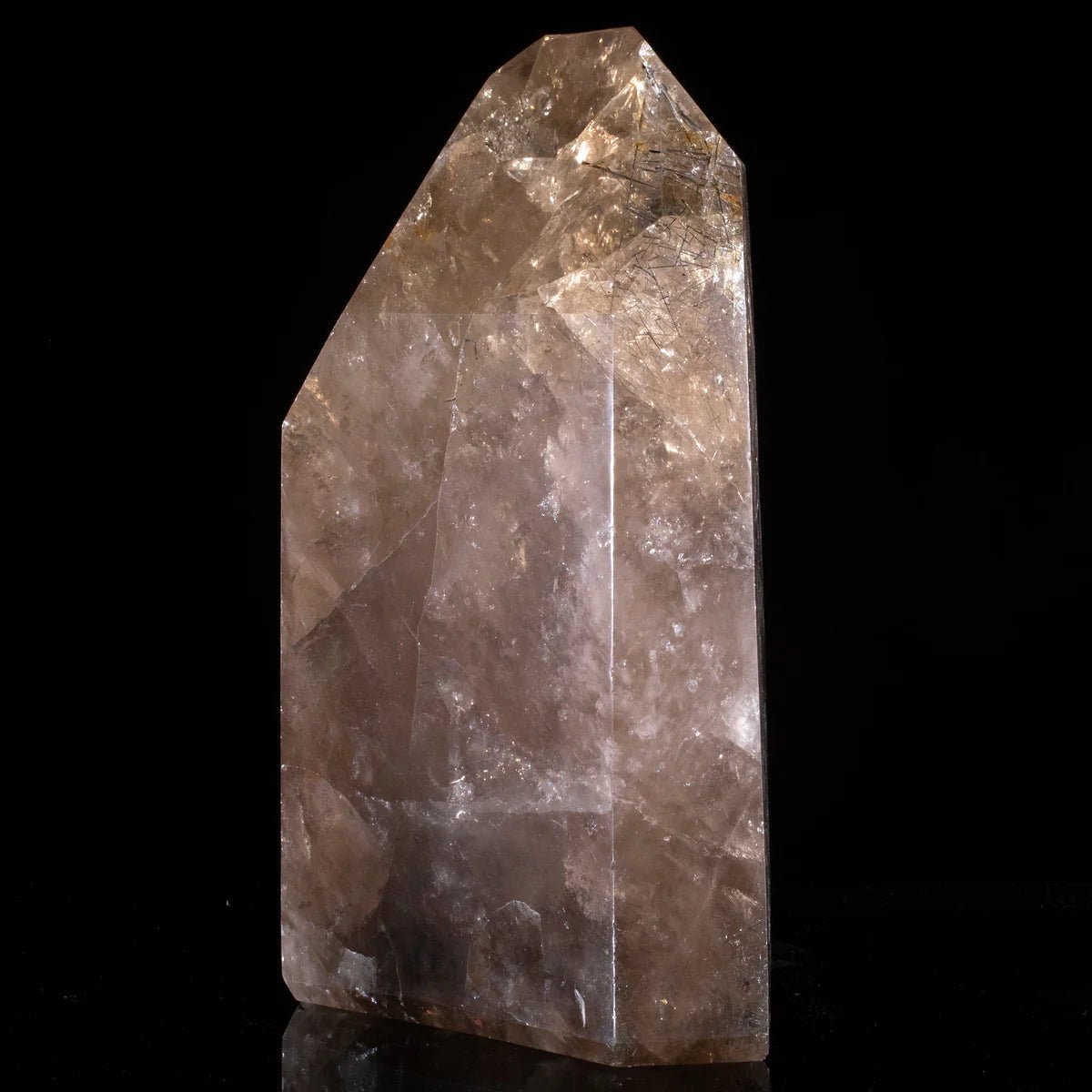 Rutilated Smoky Citrine Obelisk 18 76 lbs - Xformerz