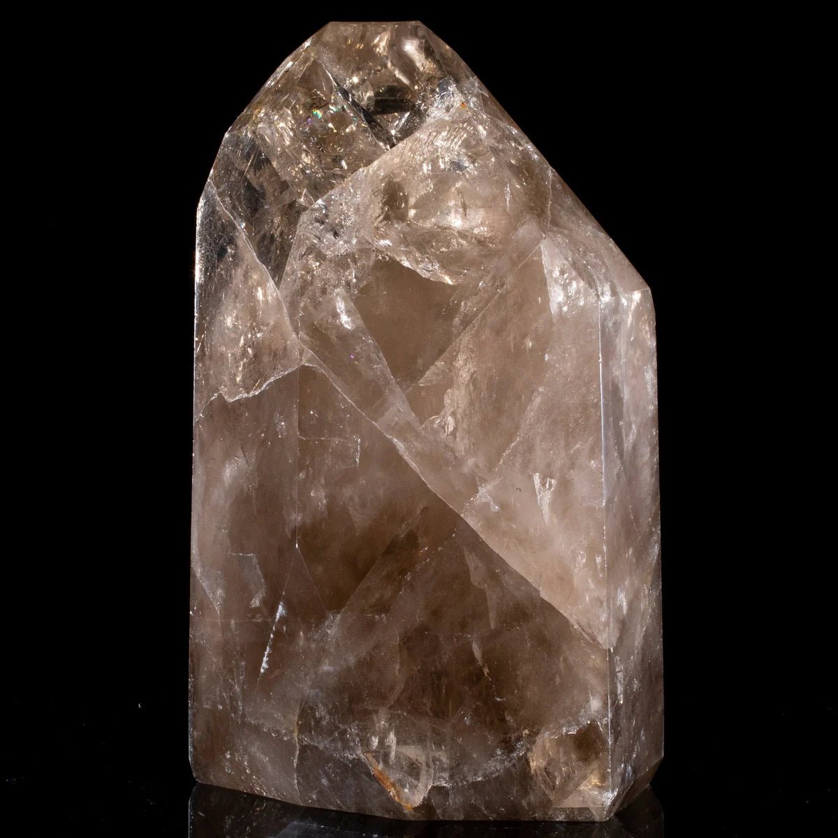 Rutilated Smoky Citrine Obelisk 18 76 lbs - Xformerz