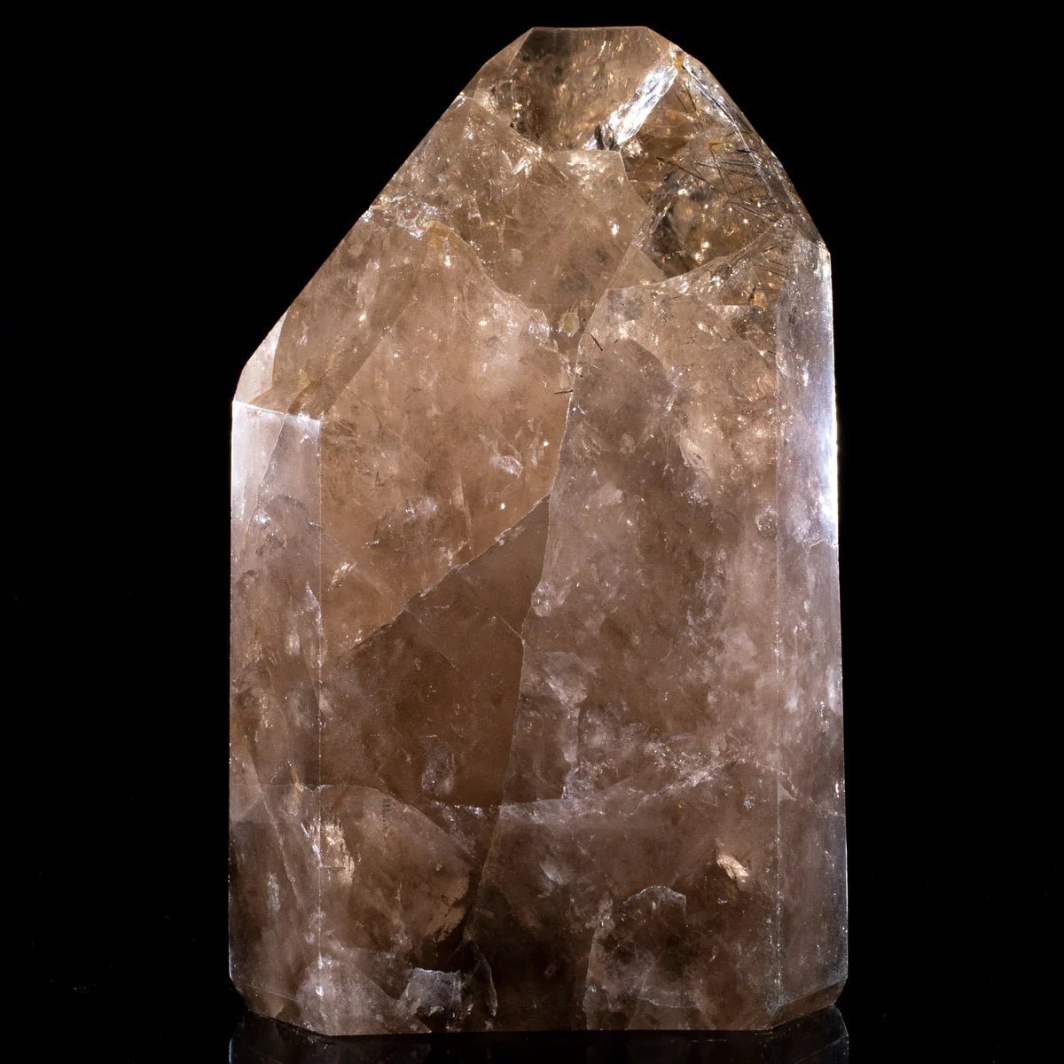 Rutilated Smoky Citrine Obelisk 18 76 lbs - Xformerz