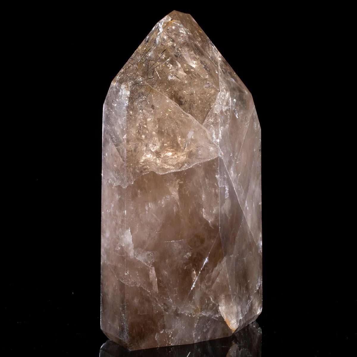 Rutilated Smoky Citrine Obelisk 18 76 lbs - Xformerz