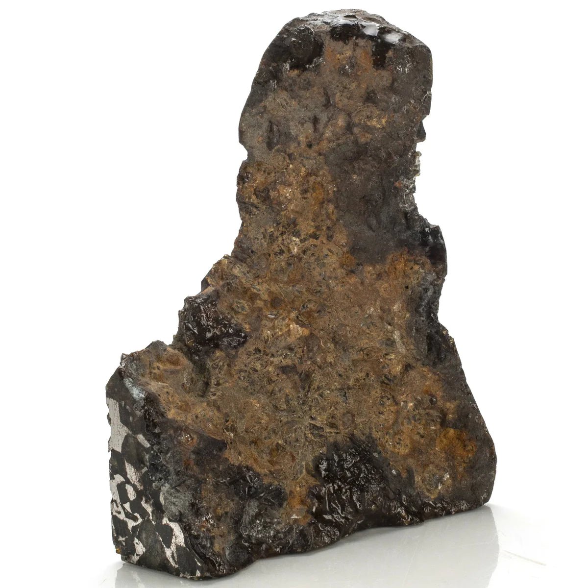 Seymchan Pallasite Iron Meteorite - 406 grams - Found in 1967 - Russia - TKW 350 kg - Xformerz