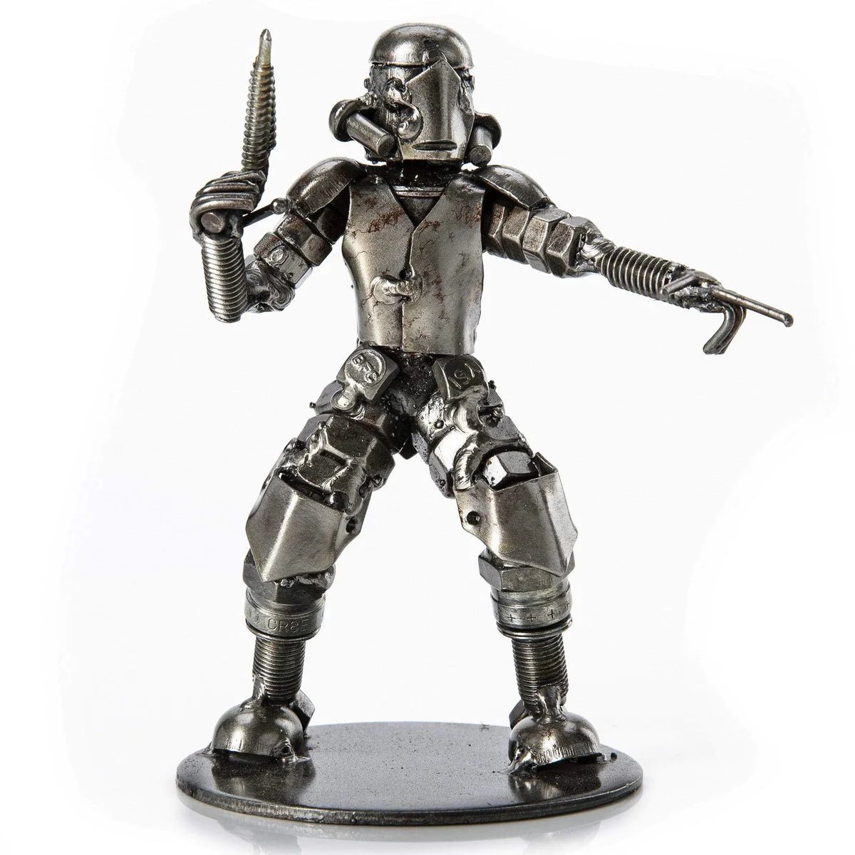 Storm Trooper Pointing Inspired Recycled Metal Sculpture - Xformerz