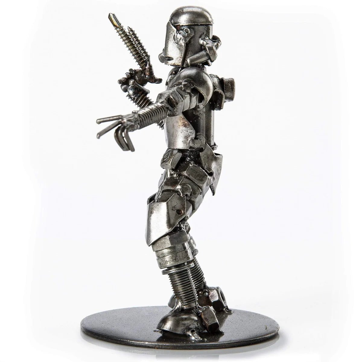 Storm Trooper Pointing Inspired Recycled Metal Sculpture - Xformerz