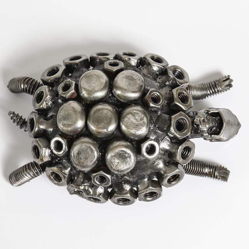 Turtle Recycled Metal Sculpture - Xformerz