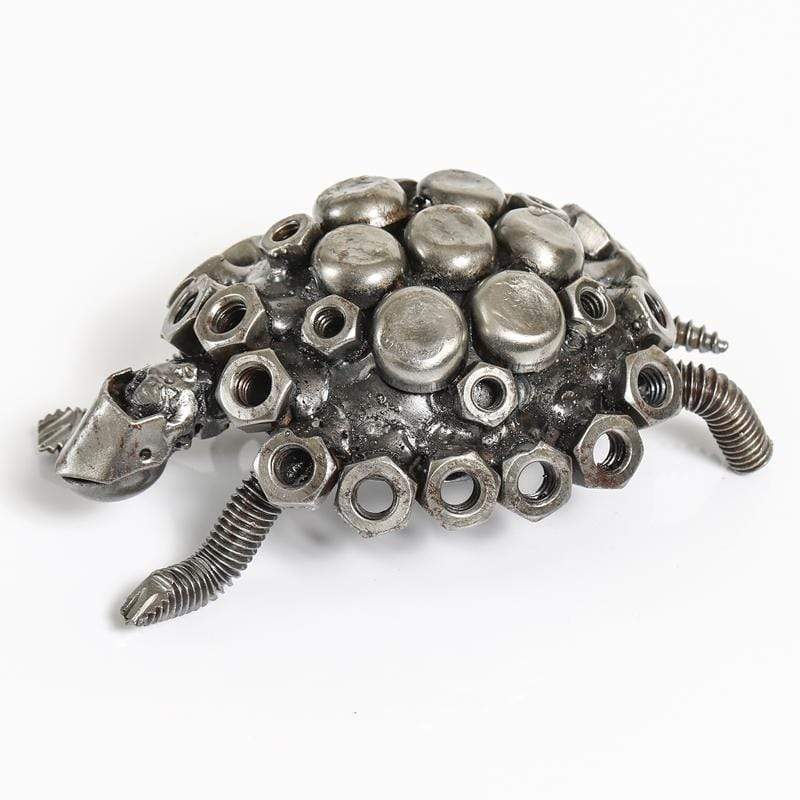 Turtle Recycled Metal Sculpture - Xformerz