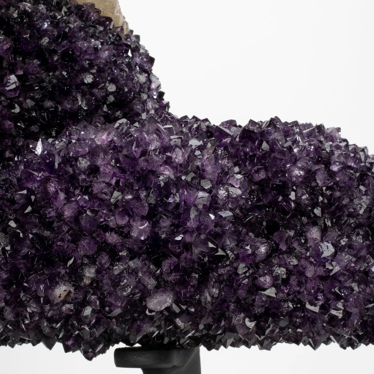 Uruguayan Amethyst Geode Specimen with Natural Rare Calcite Crown - Xformerz