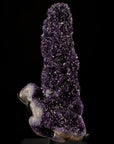 Uruguayan Amethyst Geode Specimen with Rare Stalactite Growth - Xformerz