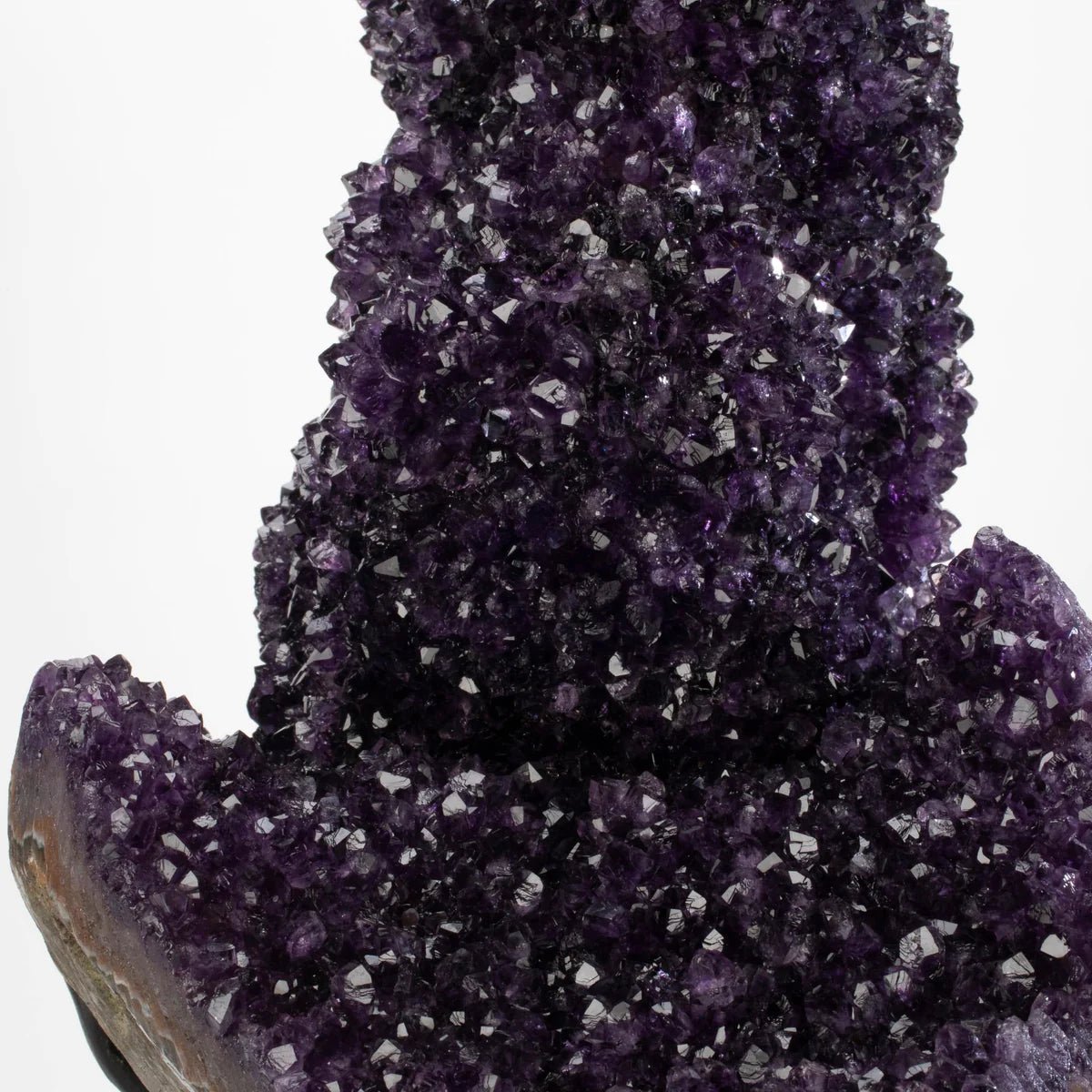 Uruguayan Amethyst Geode Specimen with Rare Stalactite Growth - Xformerz