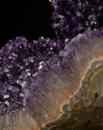 Uruguayan Amethyst Geode Specimen with Rare Stalactite Growth - Xformerz