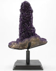 Uruguayan Amethyst Geode Specimen with Rare Stalactite Growth - Xformerz