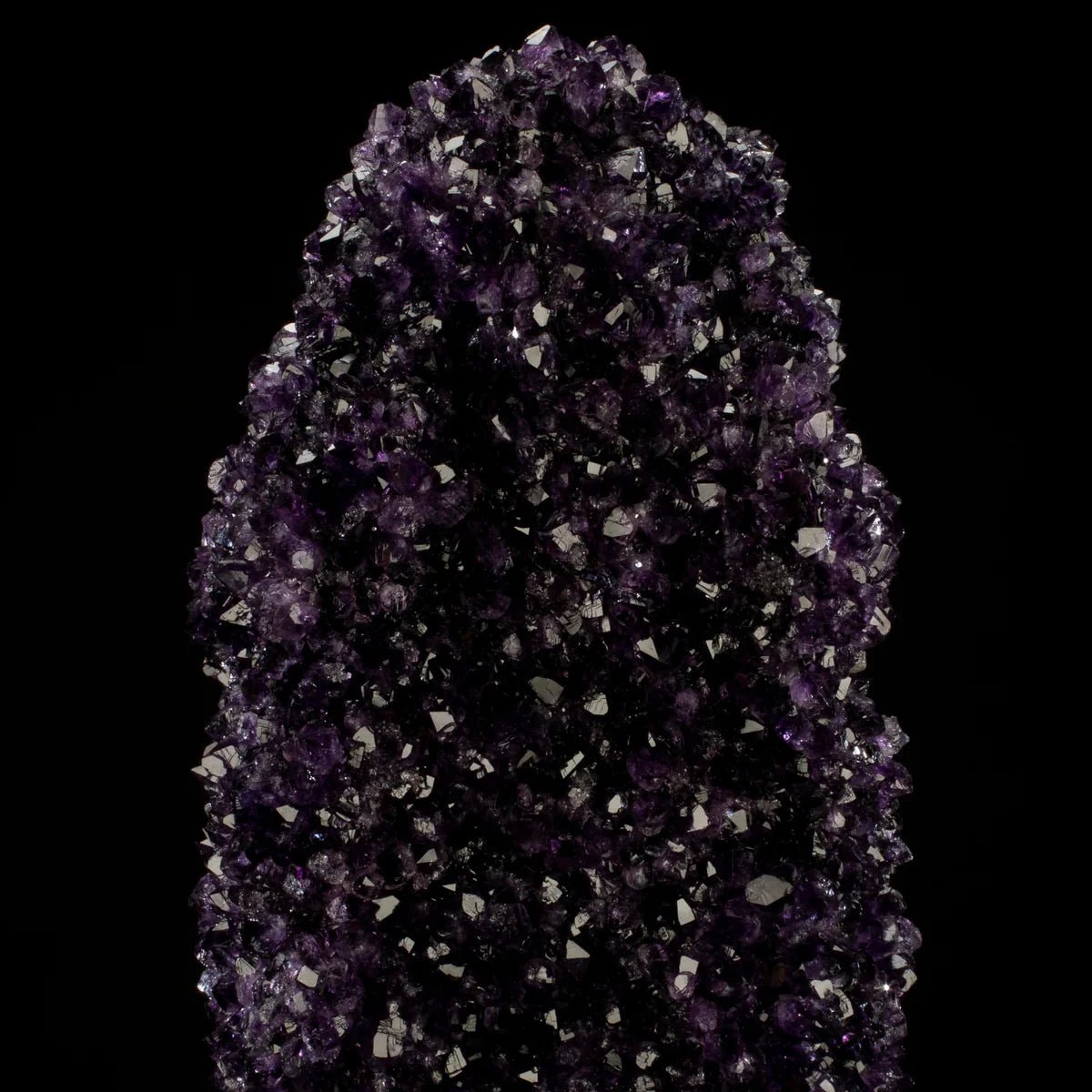 Uruguayan Amethyst Geode Specimen with Rare Stalactite Growth - Xformerz