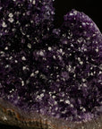 Uruguayan Amethyst Geode Specimen with Rare Stalactite Growth - Xformerz