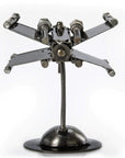 X-Wing Inspired Recycled Metal Sculpture - Xformerz