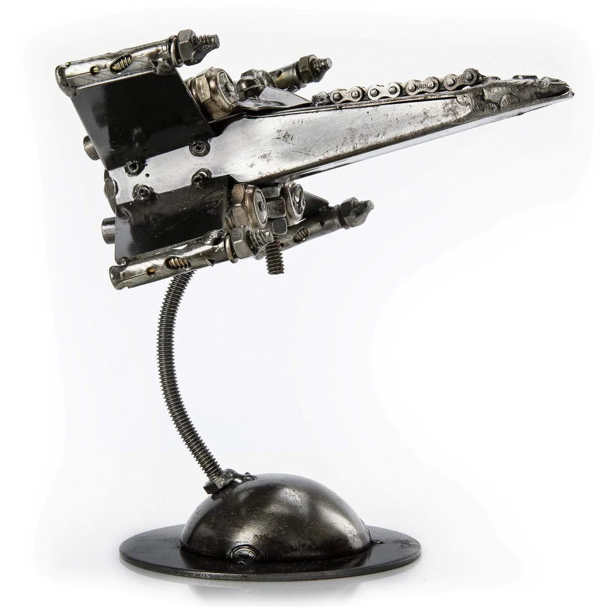 X-Wing Inspired Recycled Metal Sculpture - Xformerz